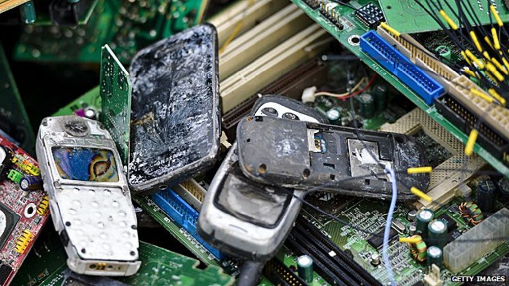 Electronic waste recycling