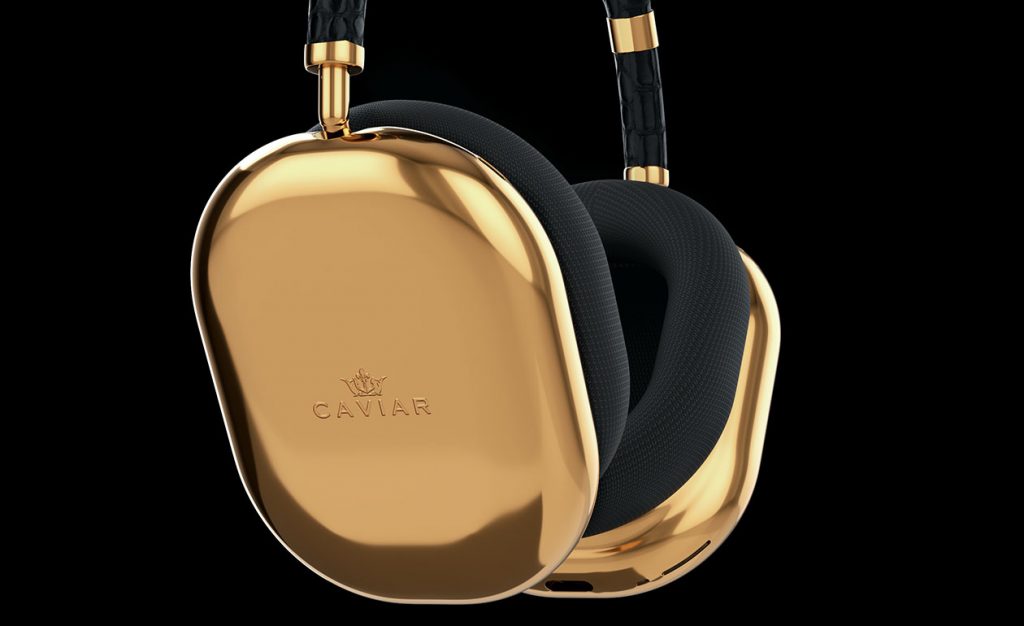 caviar تتيح سماعة آبل Airpods Max من الذهب الخالص بـ 108 ألف دولار !