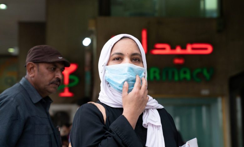 Egyptians in the streets of Cairo