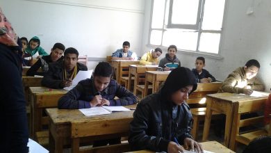 امتحانات الصف الثالث الاعدادي
