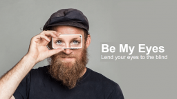 تطبيق Be My Eyes لاصحاب الاعاقات البصرية