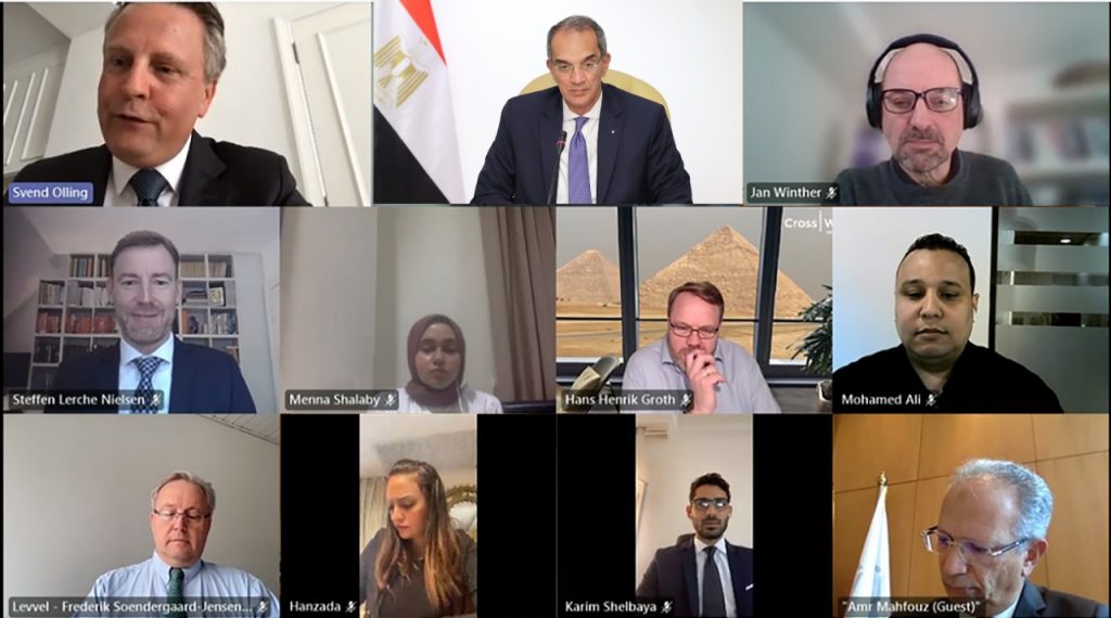 التجربة الدنماركية .. وزير الاتصالات يدعوا شركات الدنمارك للتعاون مع مصر فى مجال التحول الرقمي
