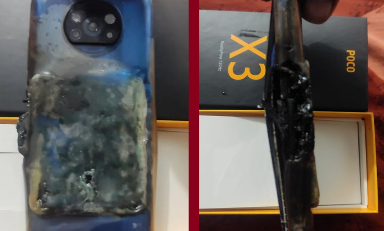 POCO X3 EXPLODED WHILE CHARGING