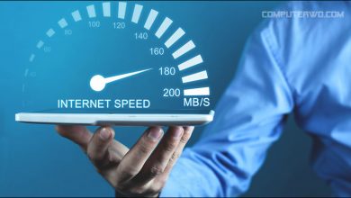 Measurement of data download speed