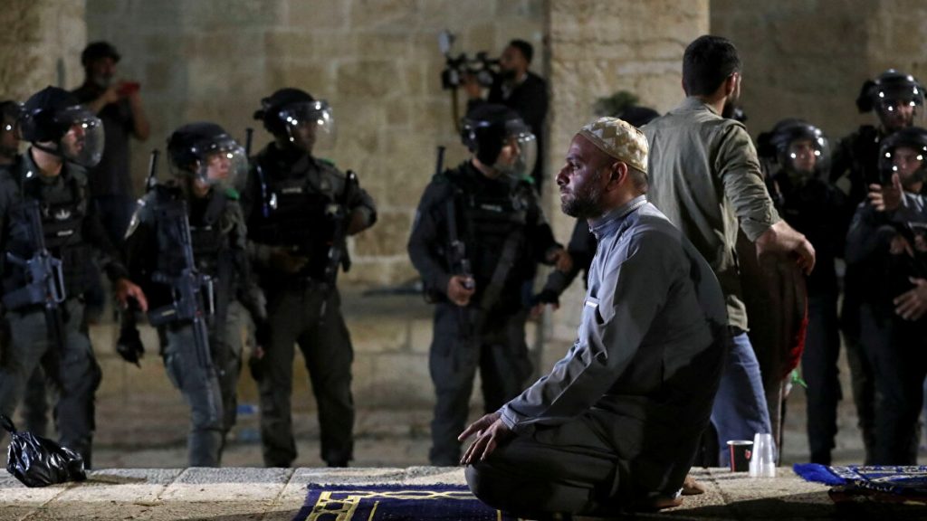 صفحة فريق صلاة القدس يدعم اليهود في أحداث الشيخ جراح