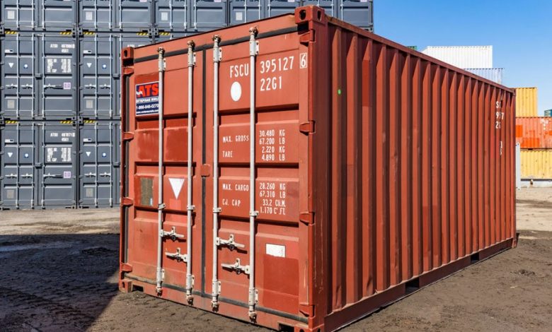Containers at the port of Sokhna