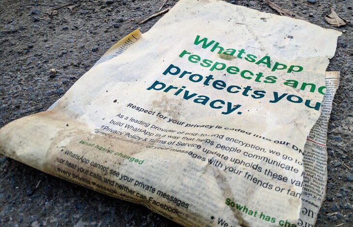 Encrypting WhatsApp messages is not what you think. Image source: agencies