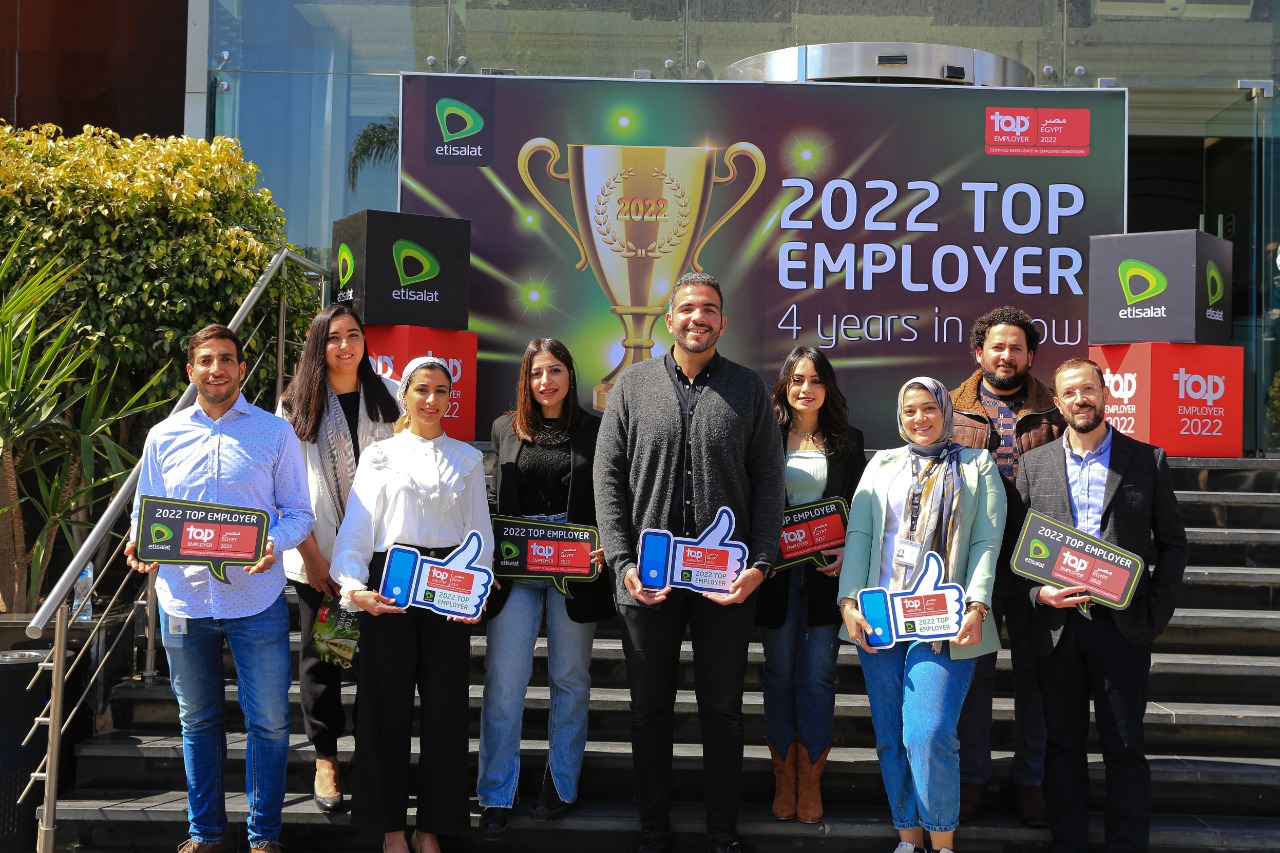 اتصالات مصر تحصل على جائزة Top Employer
