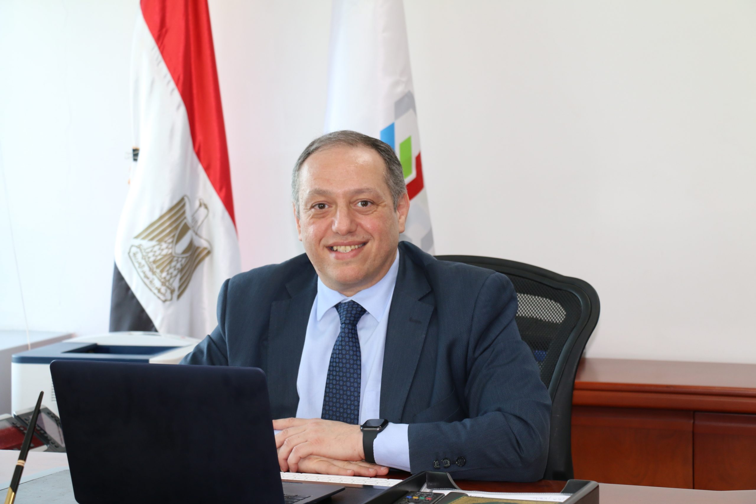 المهندس حازم نبيل، نائب الرئيس التنفيذي لهيئة تنمية صناعة تكنولوجيا المعلومات لتأمين المعاملات الإلكترونية،