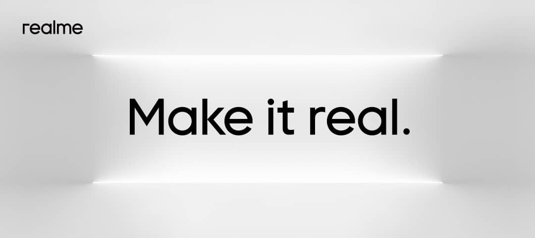 ريلمي شعار علامتها التجارية إلى Let’s Make it real