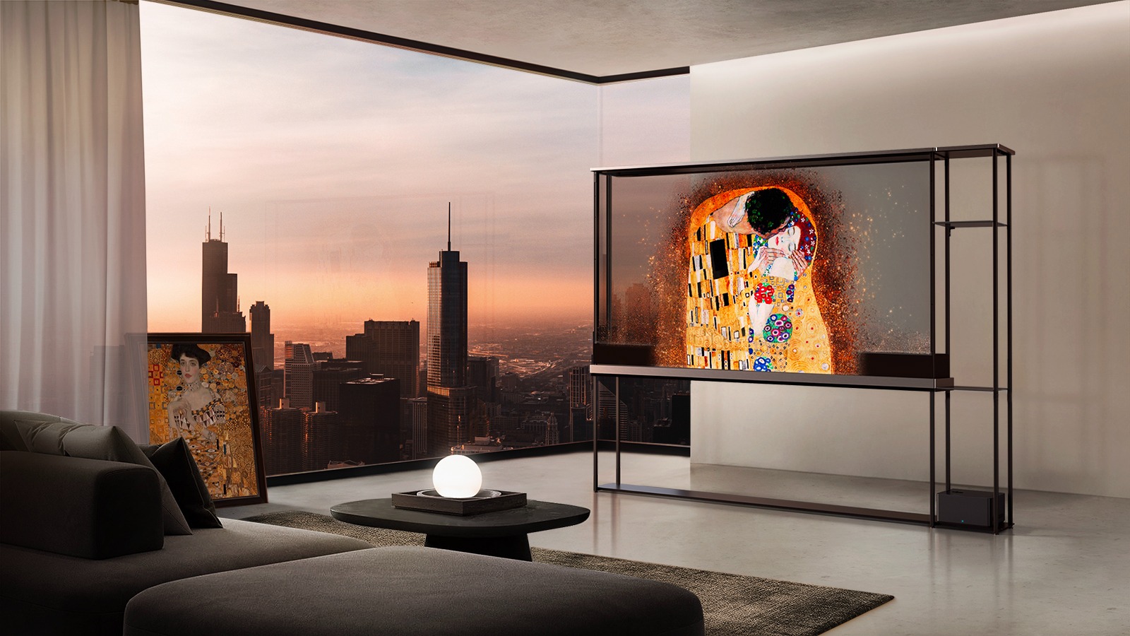 "إل جي" تكشف عن أول تلفزيون شفاف لاسلكي في العالم بتقنية OLED.. ماقصته ؟