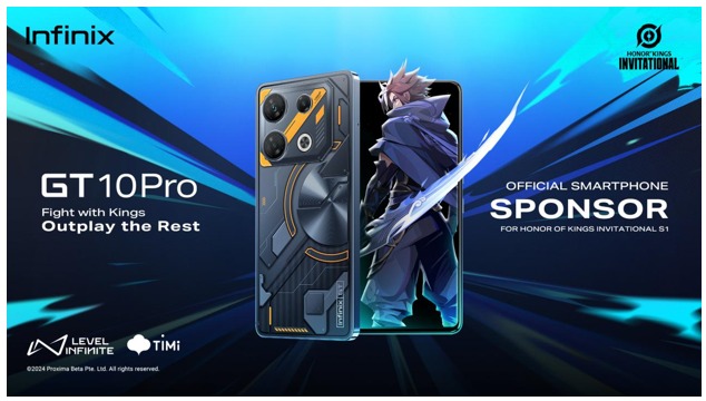 Infinix تُشعل حماس الألعاب الإلكترونية مع GT 10 Pro و Honor of Kings