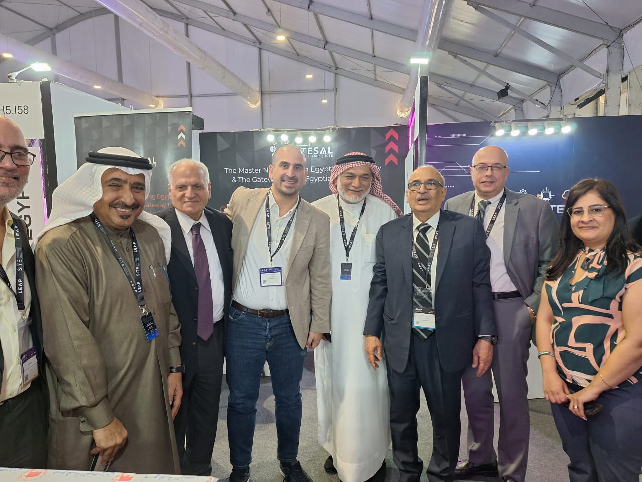 جانب من اجتماع الاتحاد العربي لتقنية المعلومات